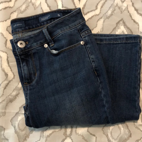 J. Jill Weekender Straight Leg Jeans 0P - Mystic Wash - Picture 1 of 7
